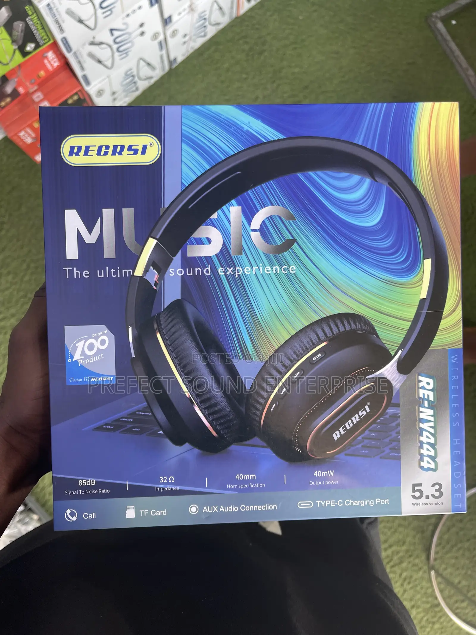 Recrsi Re-Ny444 Wireless Bluetooth Headset