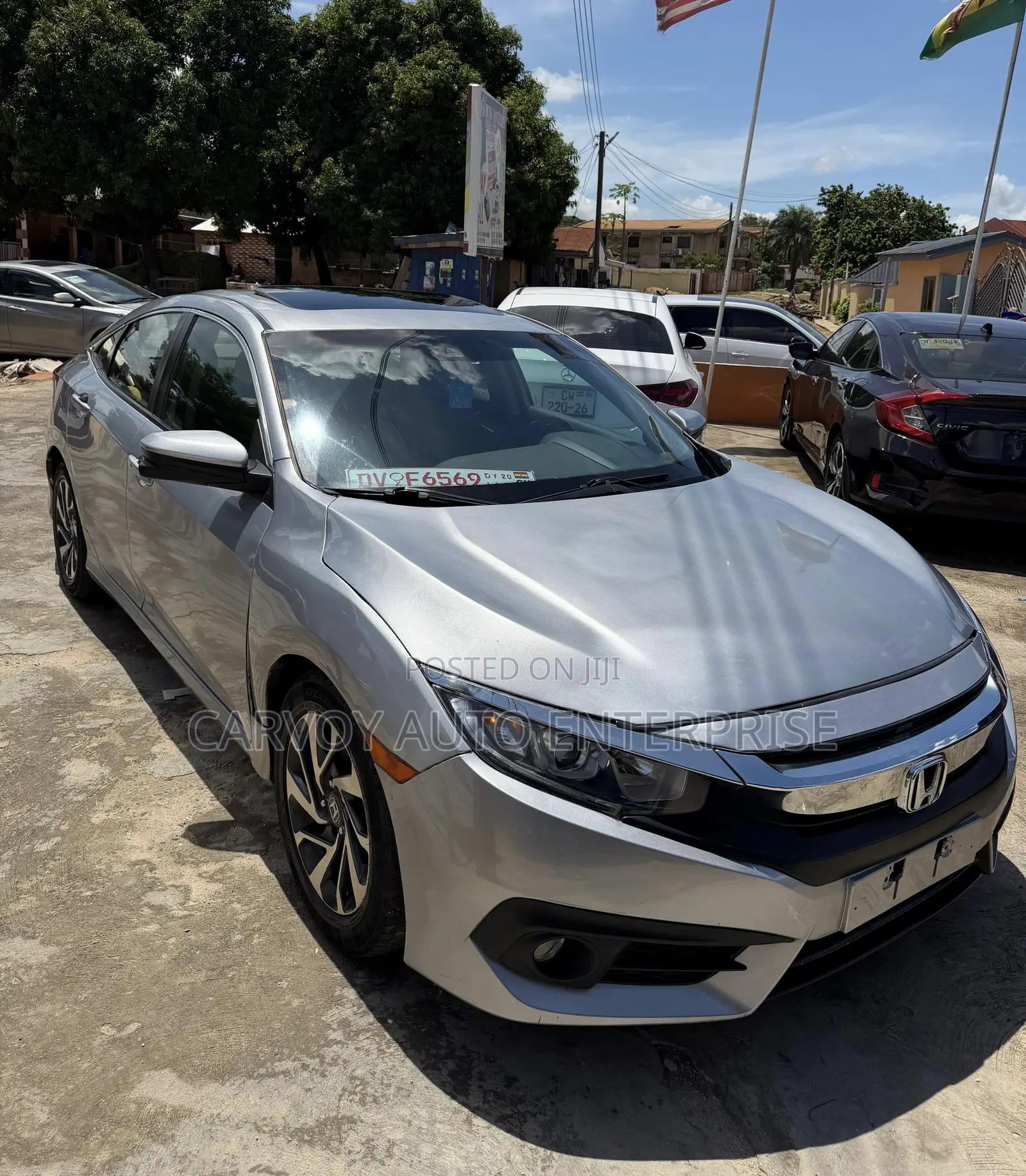 Honda Civic EX 4dr Sedan (1.5L 4cyl) 2016 Silver