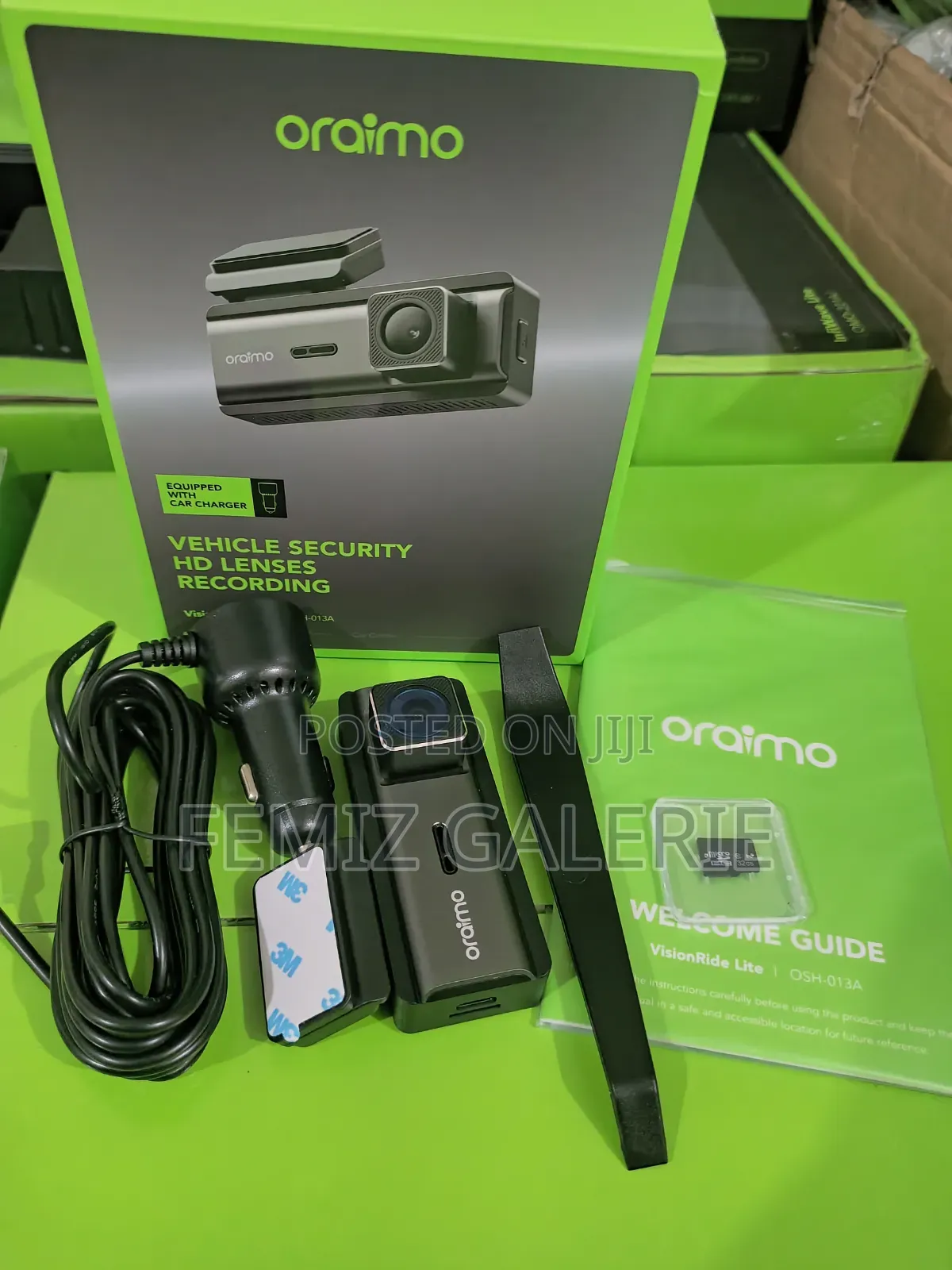 Oraimo Visionride Lite Hd Recording Safe Guard Car Corder