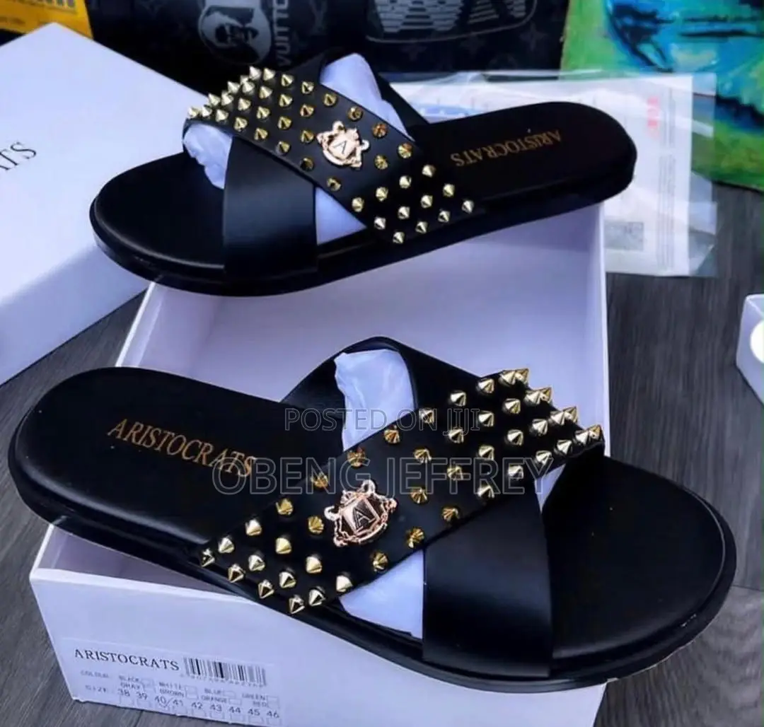 Original Aristocrats Slippers White/Black