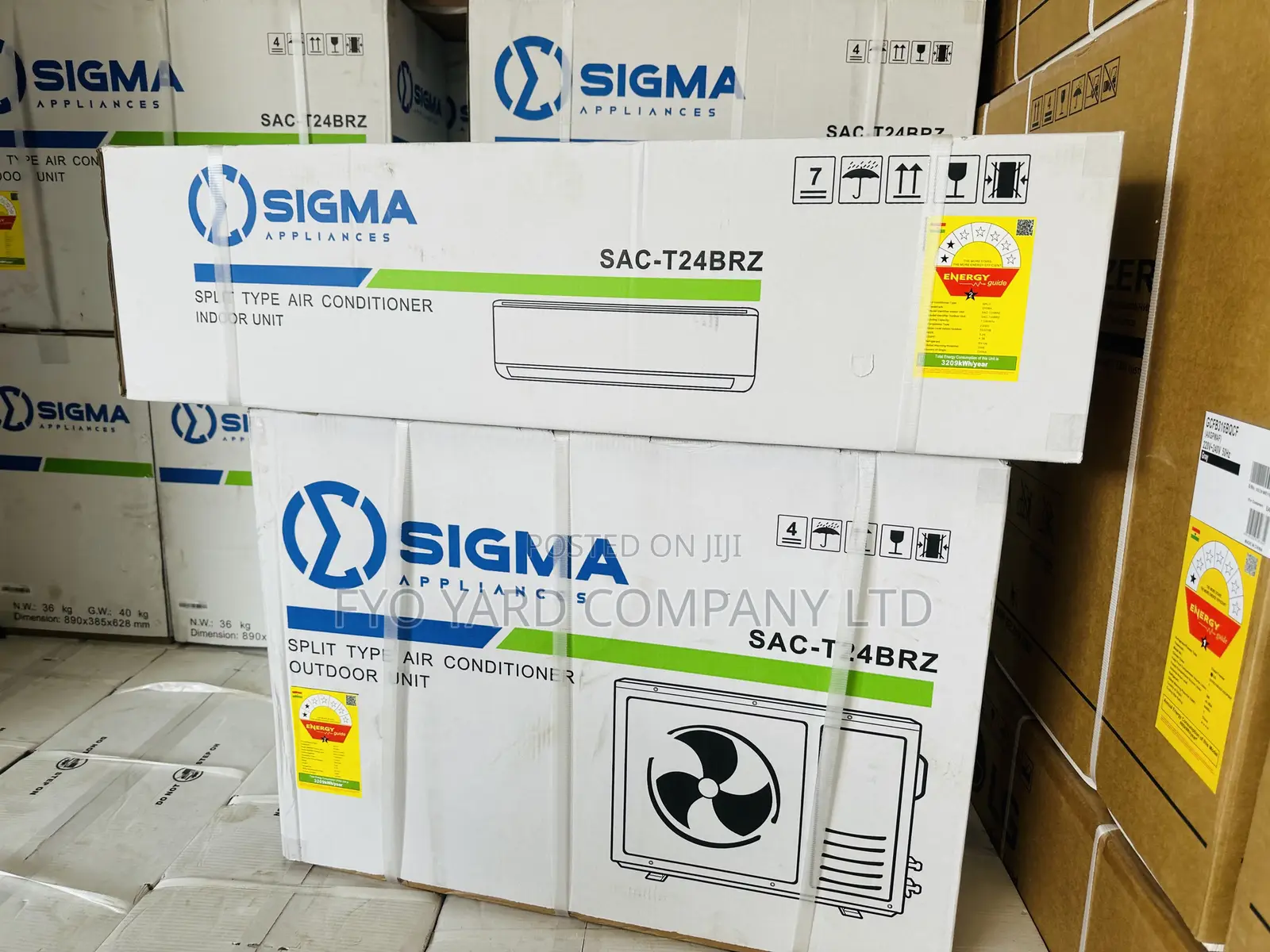 Sigma Luxe 2.5hp Split Turbo Cooling R410 Ac