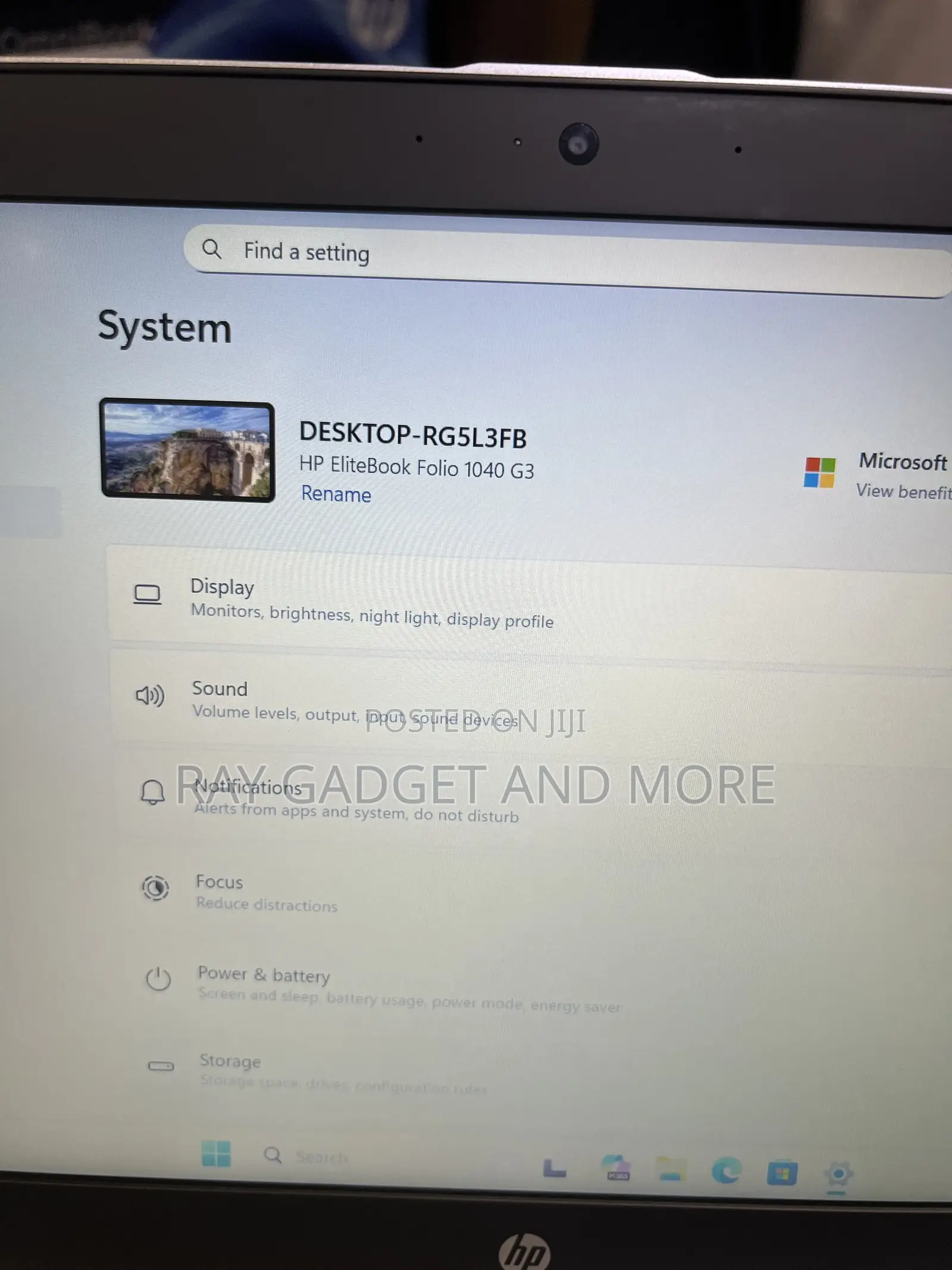 Laptop HP EliteBook 1040 G3 16GB Intel Core i7 SSD 512GB