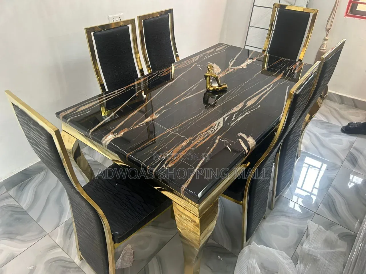 Executive Marble Dining Set( 6 Seater)