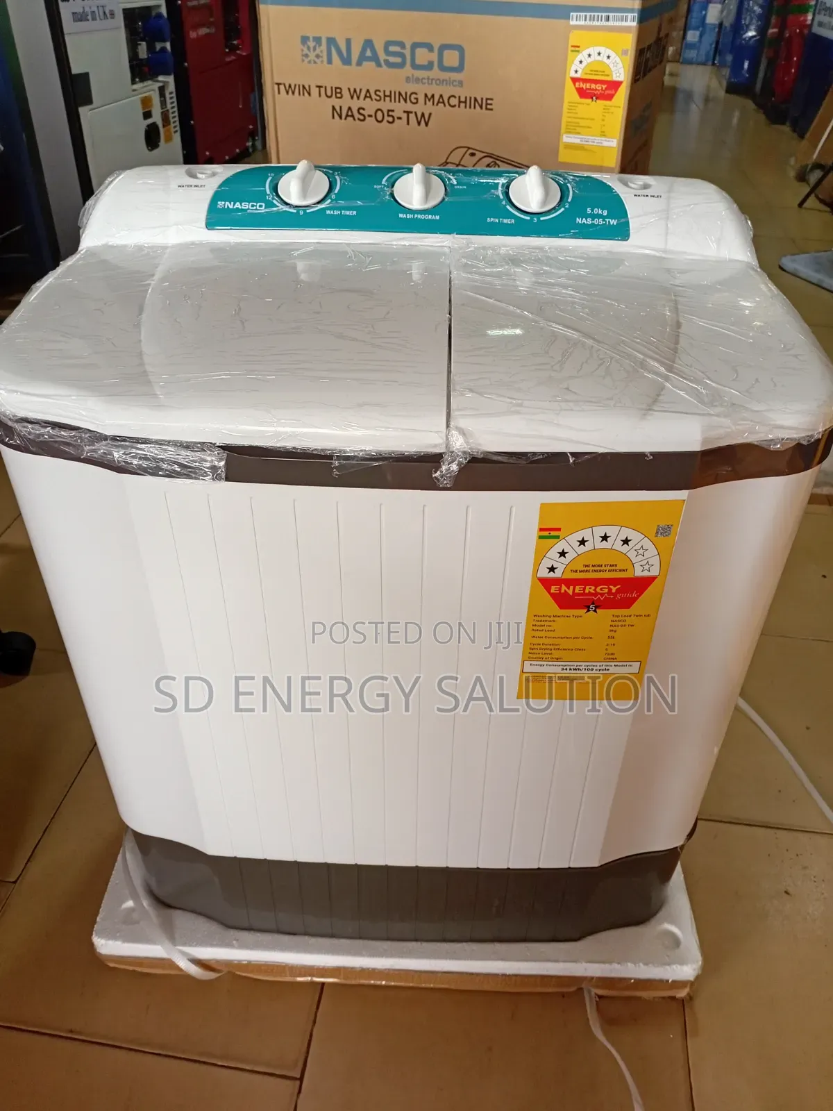 Energy-Saving 5kg Twin Tub Laundry Machine 5kg
