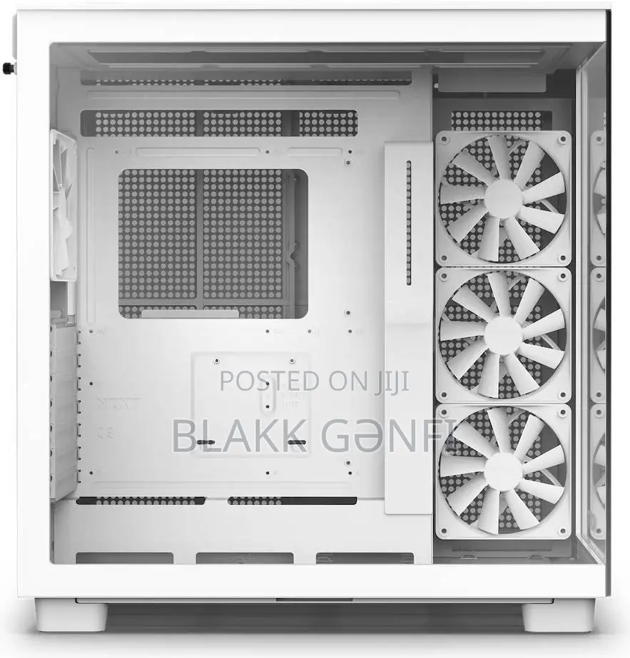 NZXT H9 Flow Dual Chamber White Gaming Case