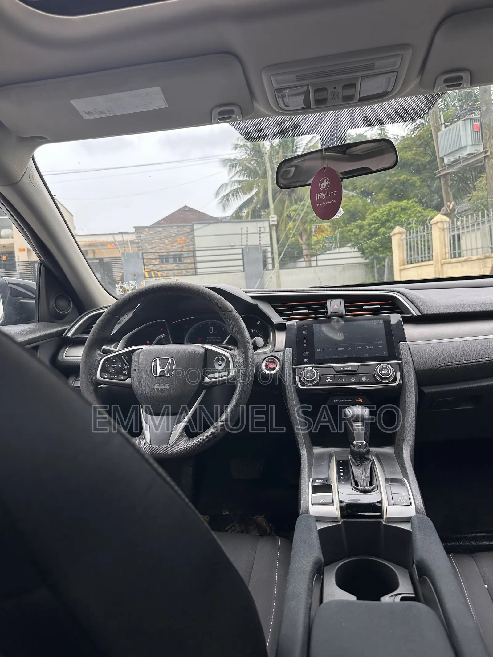 Honda Civic EX 4dr Sedan (2.0L 4cyl) 2017 Black