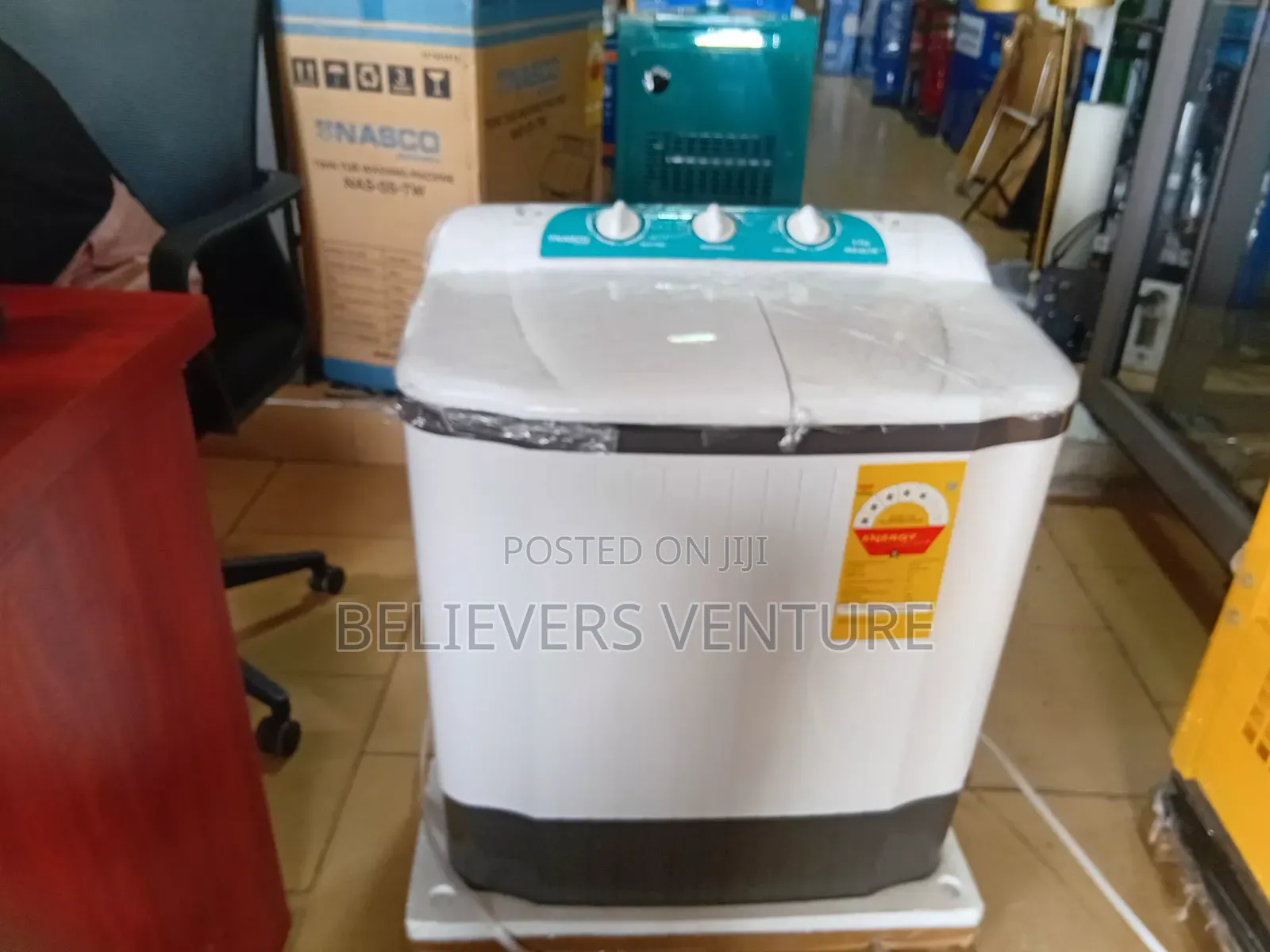 Nasco 5kg Twin Tub Washer – Powerful Cleaning