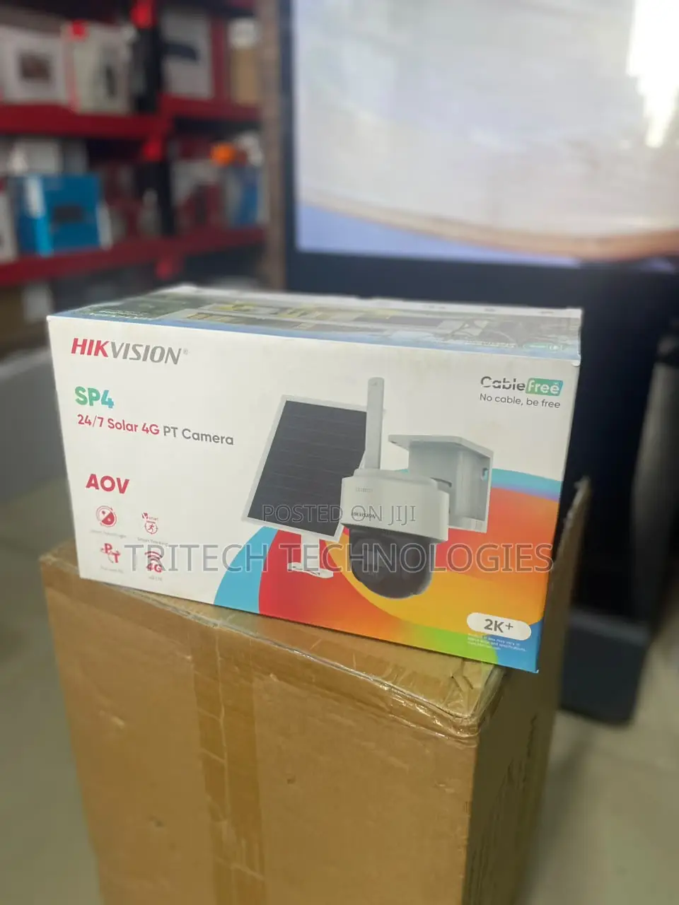 Hikvision Mini Pt Solar Camera 4mp Ds-2cfsp4/4g
