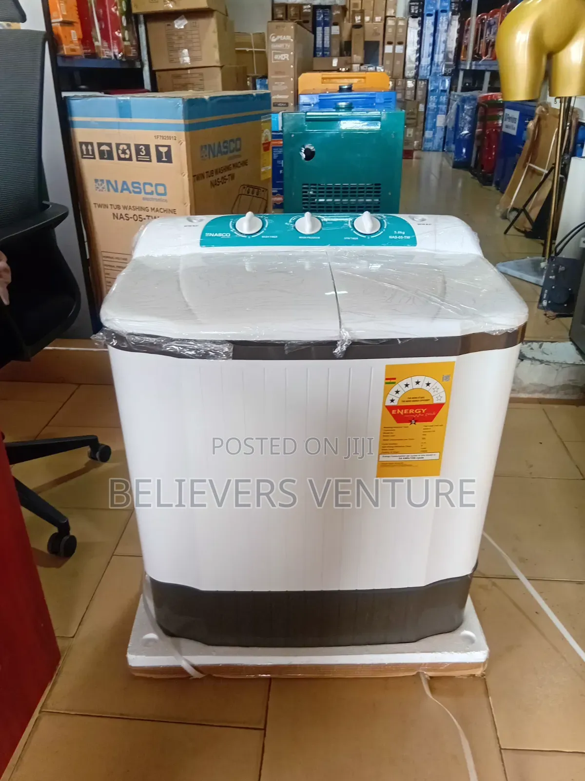 Nasco 5kg Laundry Machine – Low Power