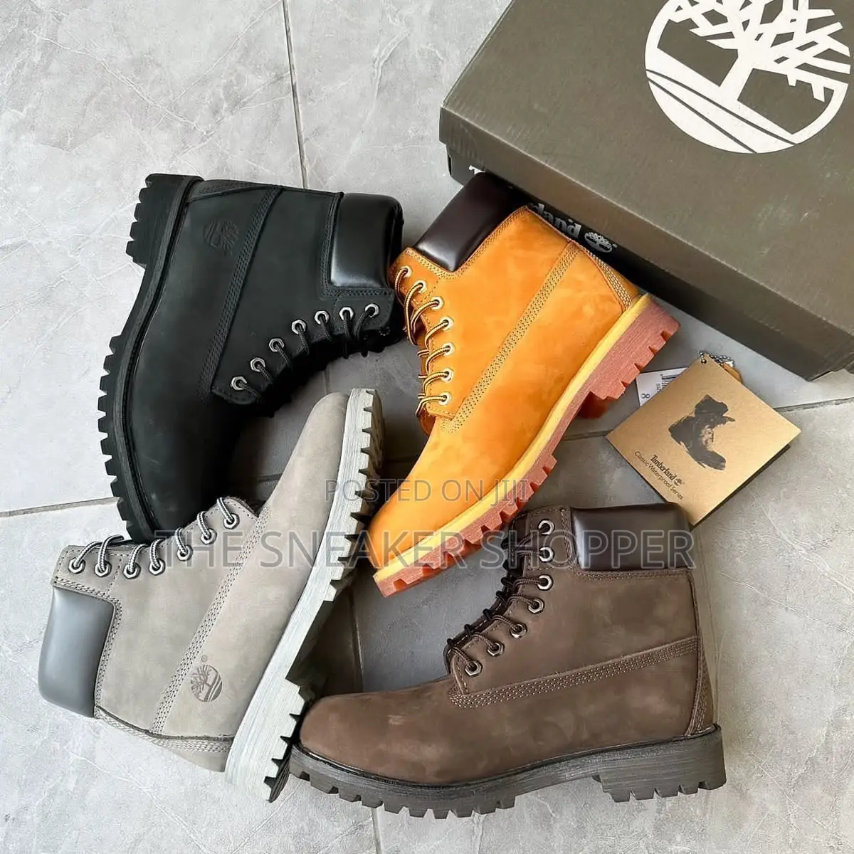 Timberland Boots Original Available In Yellow Color