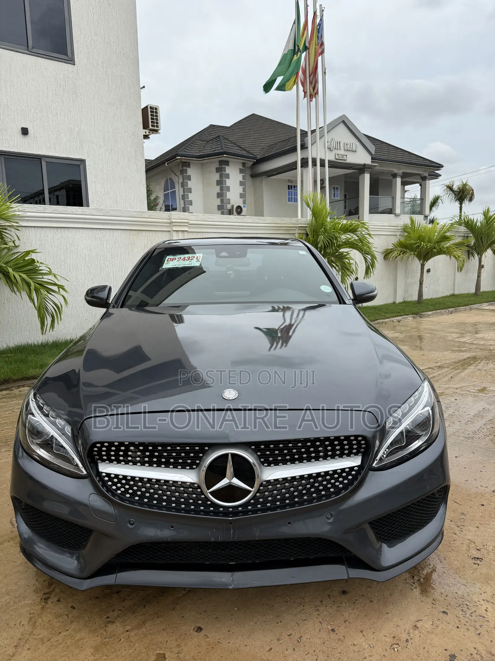 Mercedes-Benz C300 Sport 4Matic Sedan AWD (2.0L 4cyll 7A) 2016 Gray