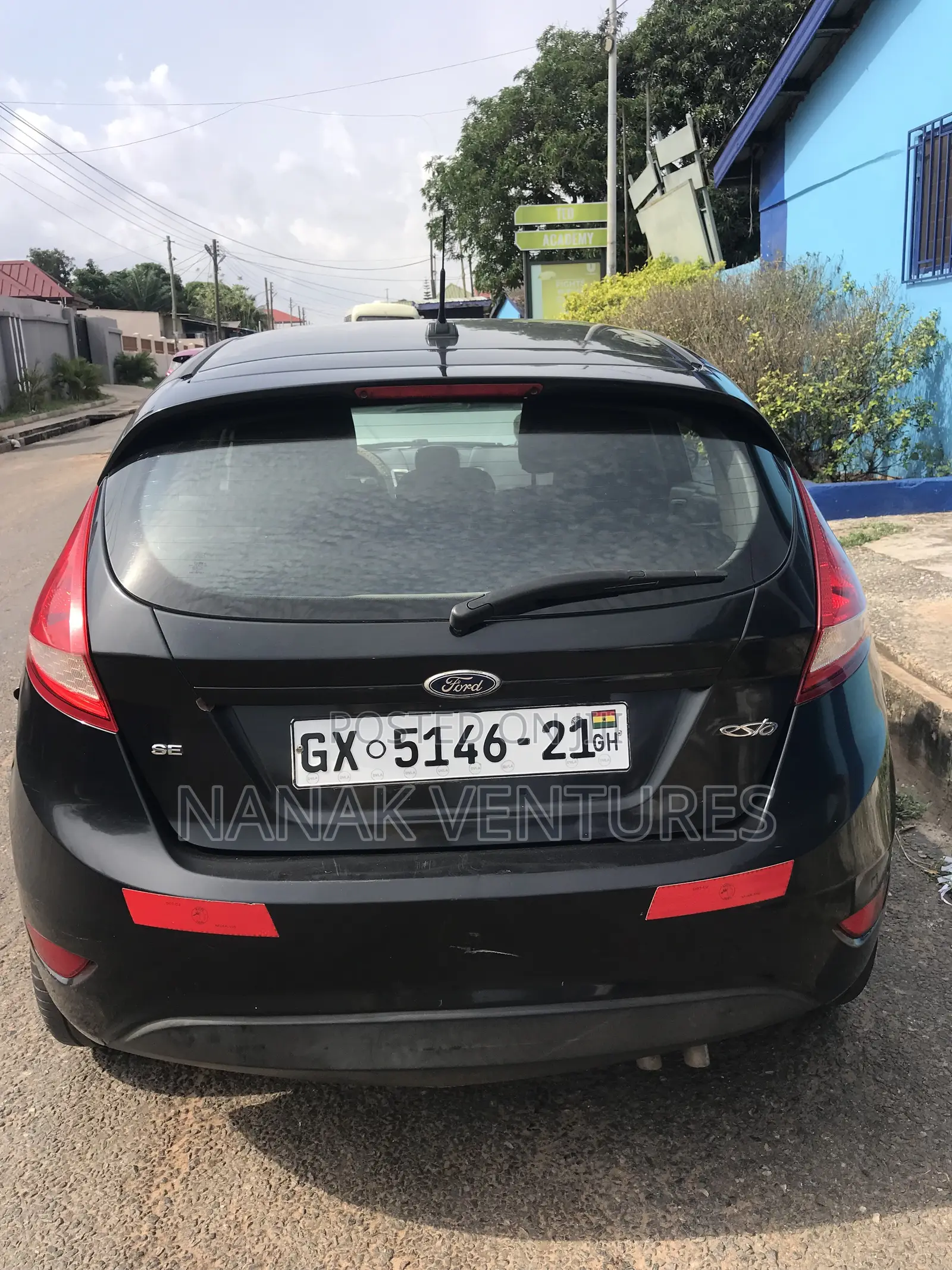 Ford Fiesta SEL Sedan 2012 Black