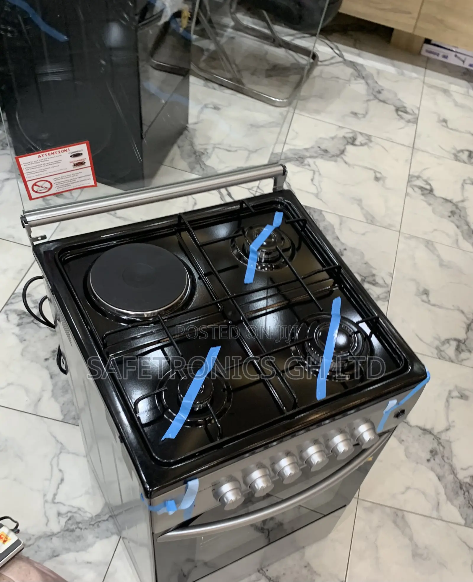 Secure Volcano 50x50 Cooker - 2 Gas.2 Electric