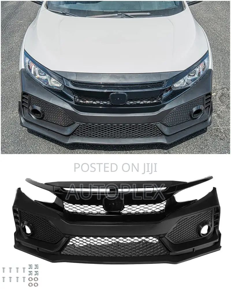 Honda Civic Front Bumper Upgrade Gt Style Rs Style 2016,2017,2018,2019