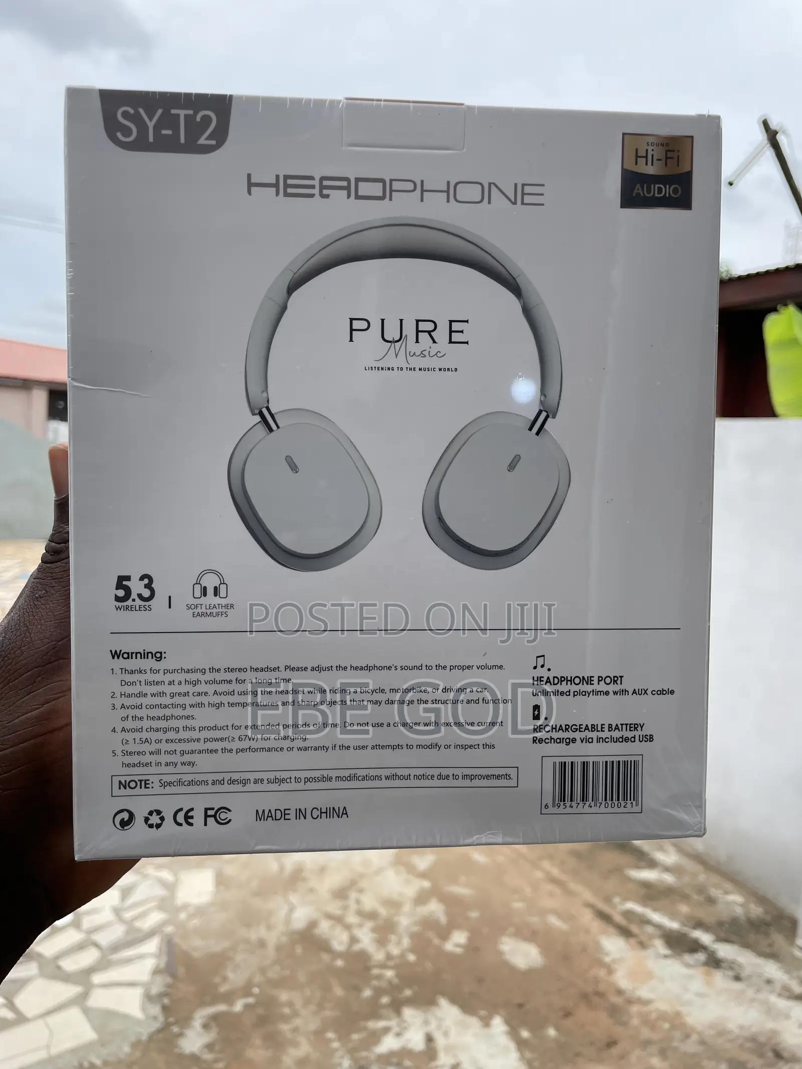 High Performance Bluetooth Headset - White