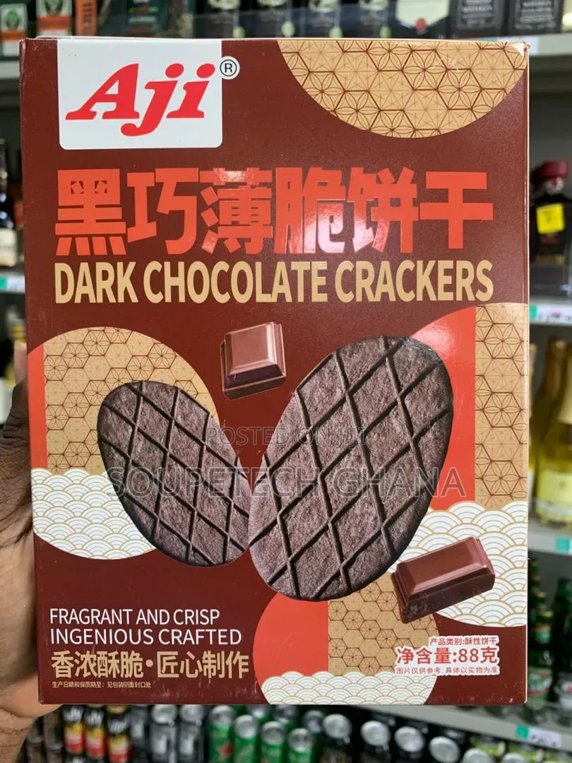 Aji Dark Chocolate Crackers – Crispy, Rich Delicious Snack