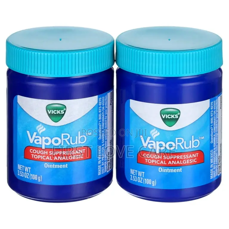 Vicks Vaporub Topical Analgesic Ointment, 3.53 Oz., 2 Pk.