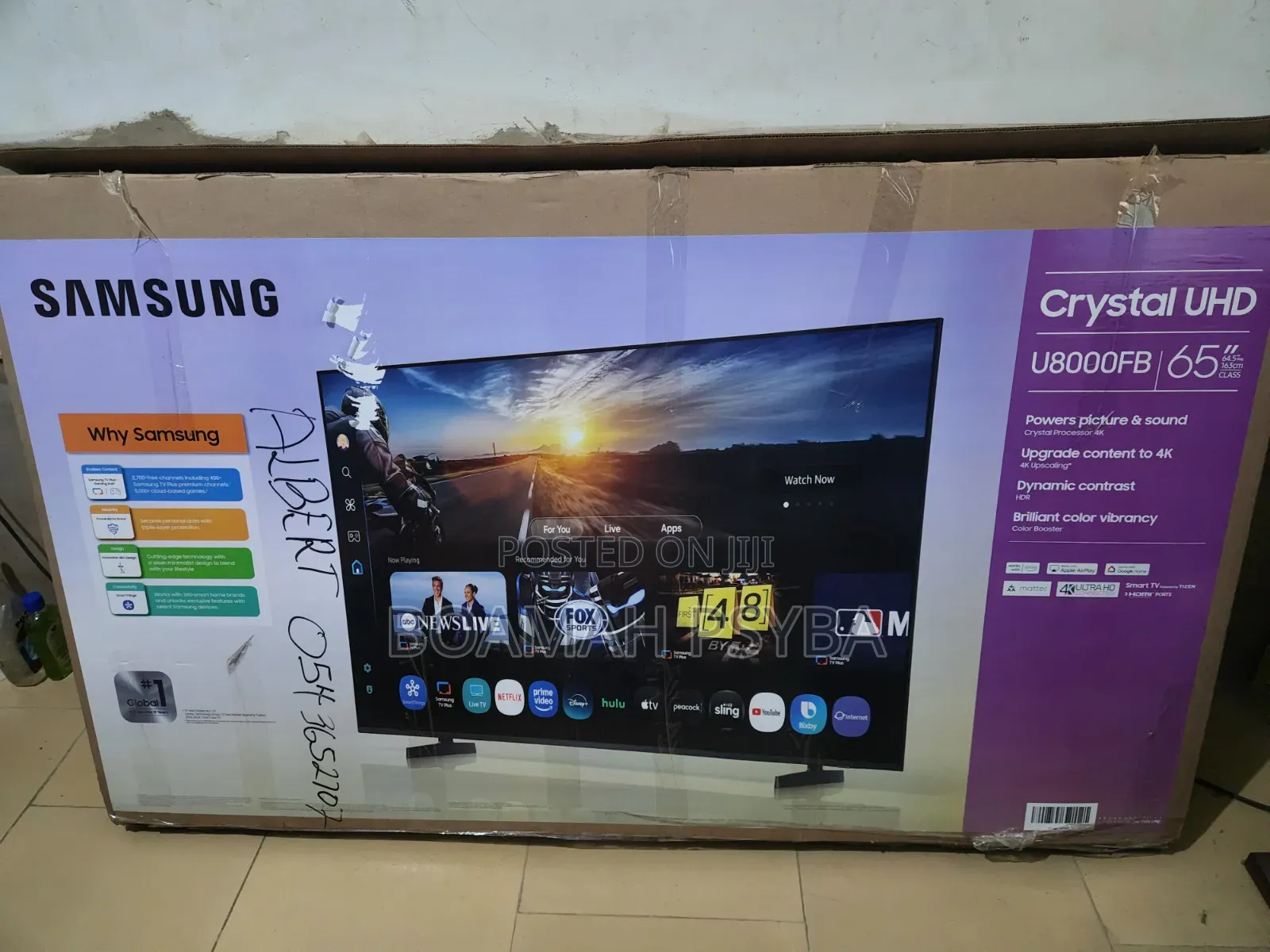 65 Inch Usa Used Samsung Tv Plus Step Down Adapter