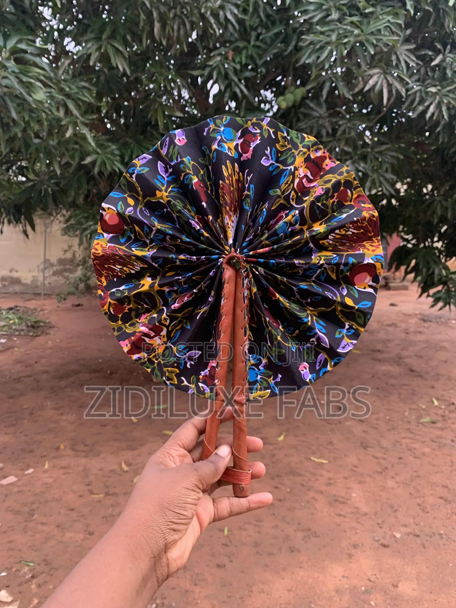 Ankara Handmade Hand Fans