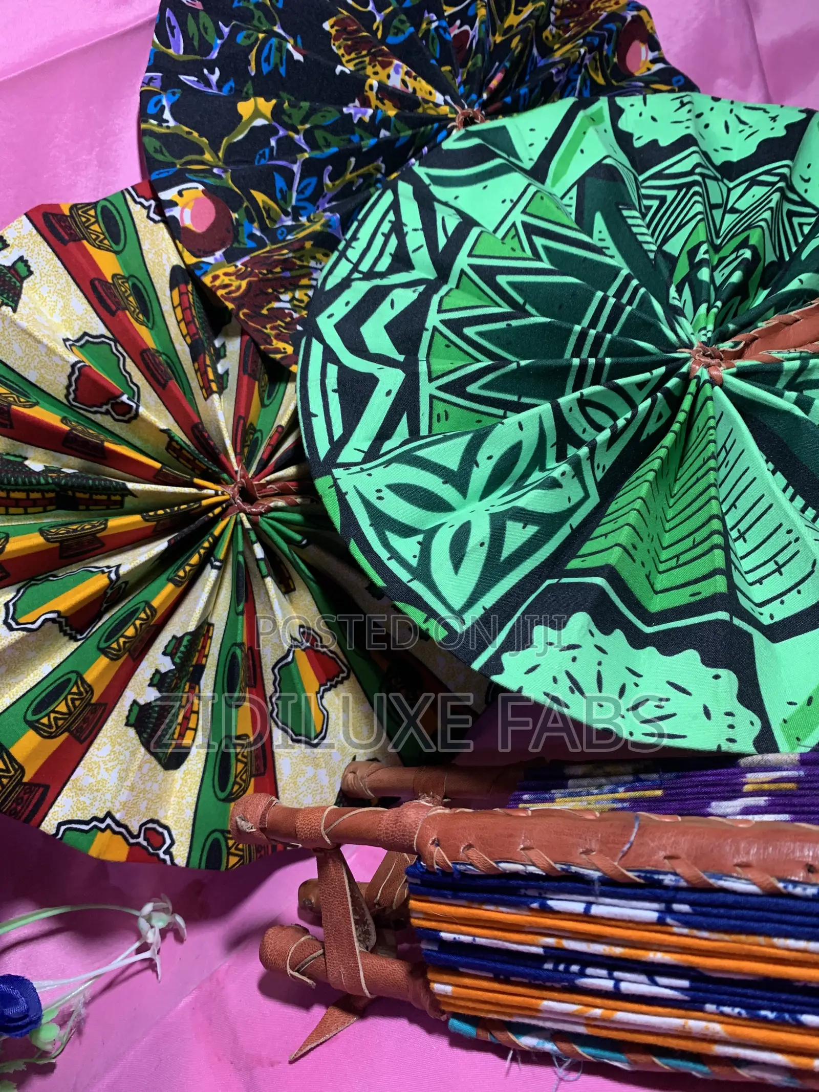 Ankara Handmade Hand Fans