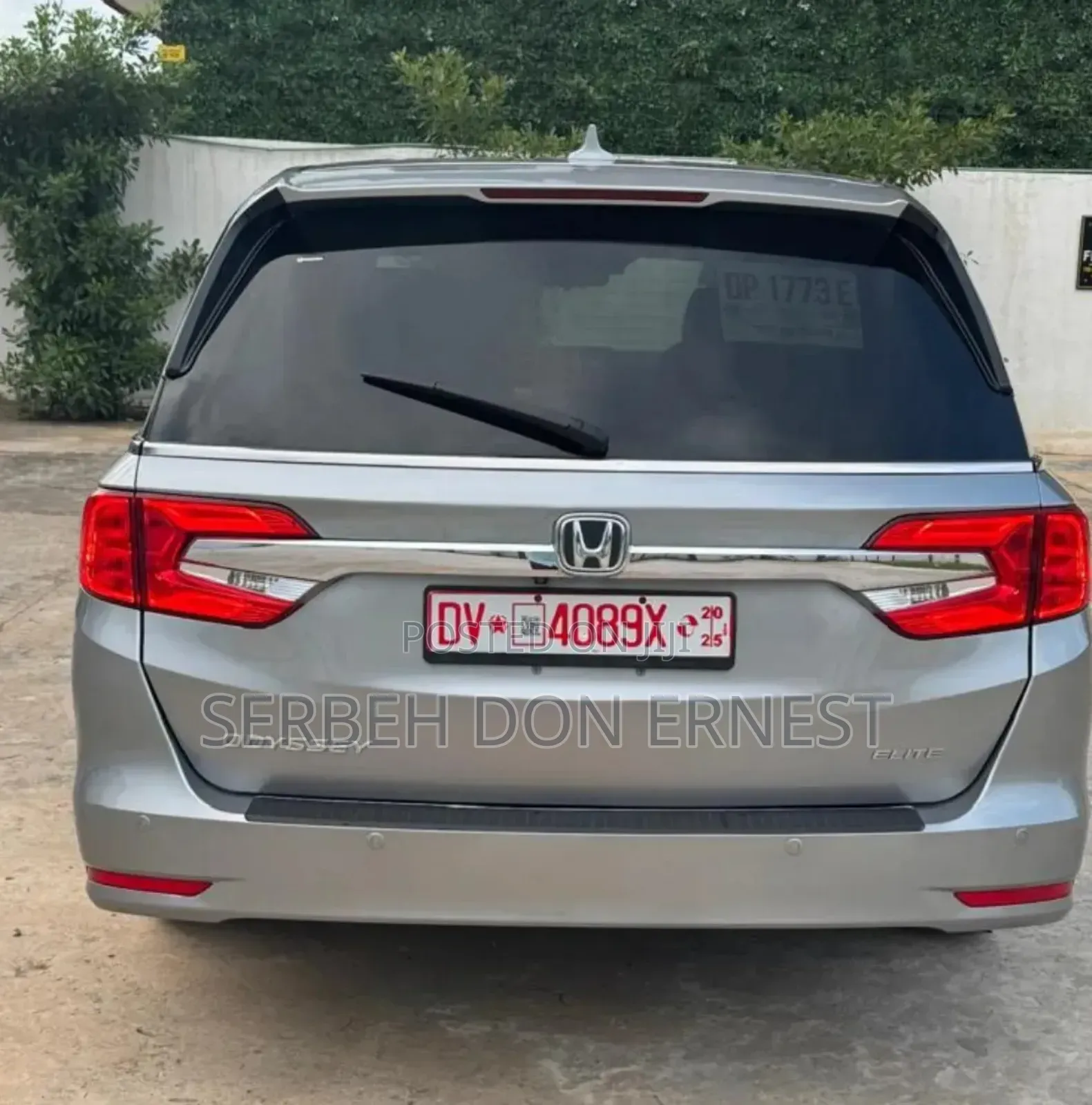 Honda Odyssey Elite 2018 Silver