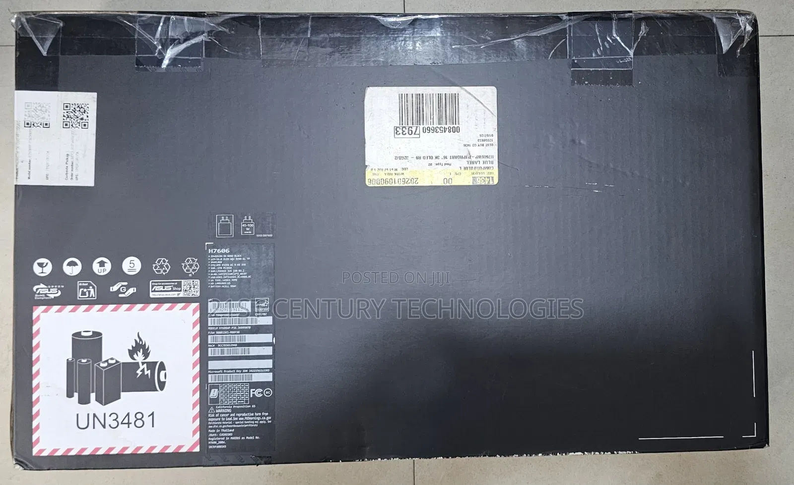 New Laptop Asus 32GB AMD Ryzen 9 SSD 2T