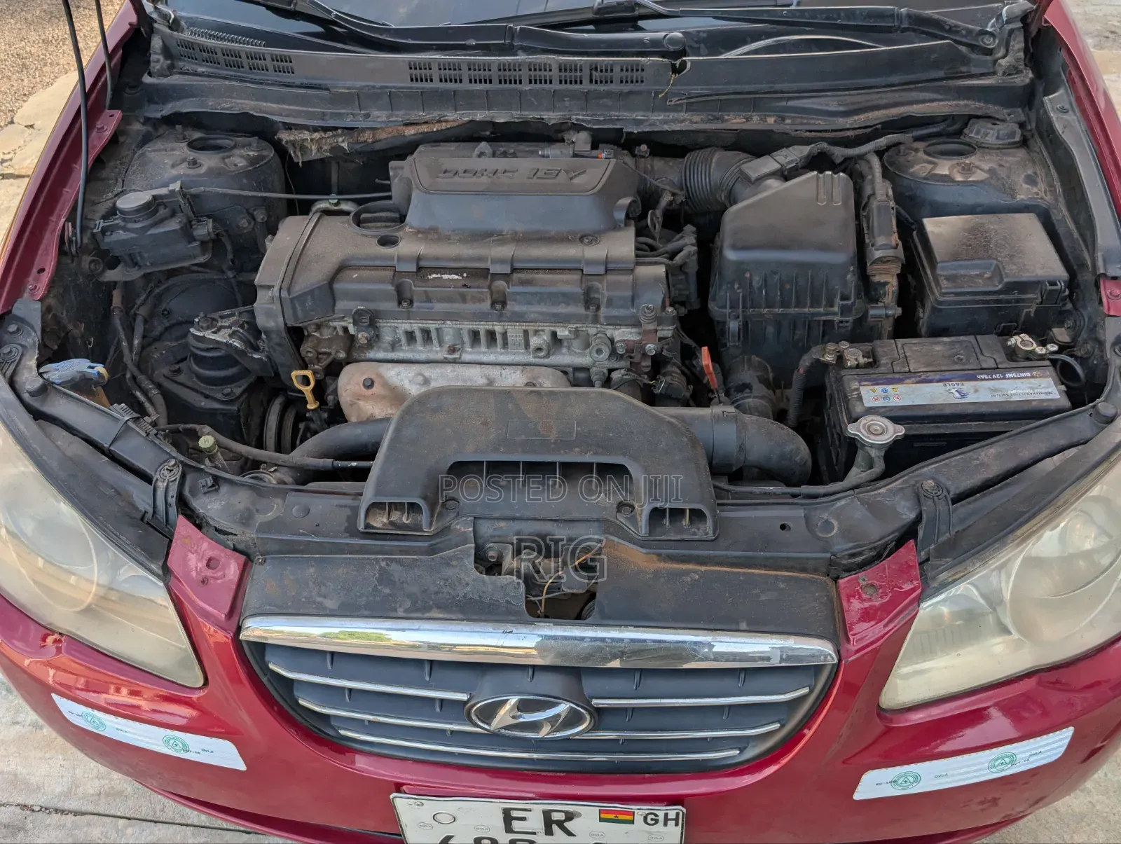 Hyundai Elantra 2008 Red