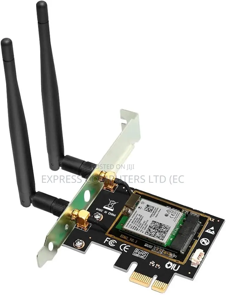 Pci-E Wifi and Bluetooth Network Adapter Card for Desktop Dual Band