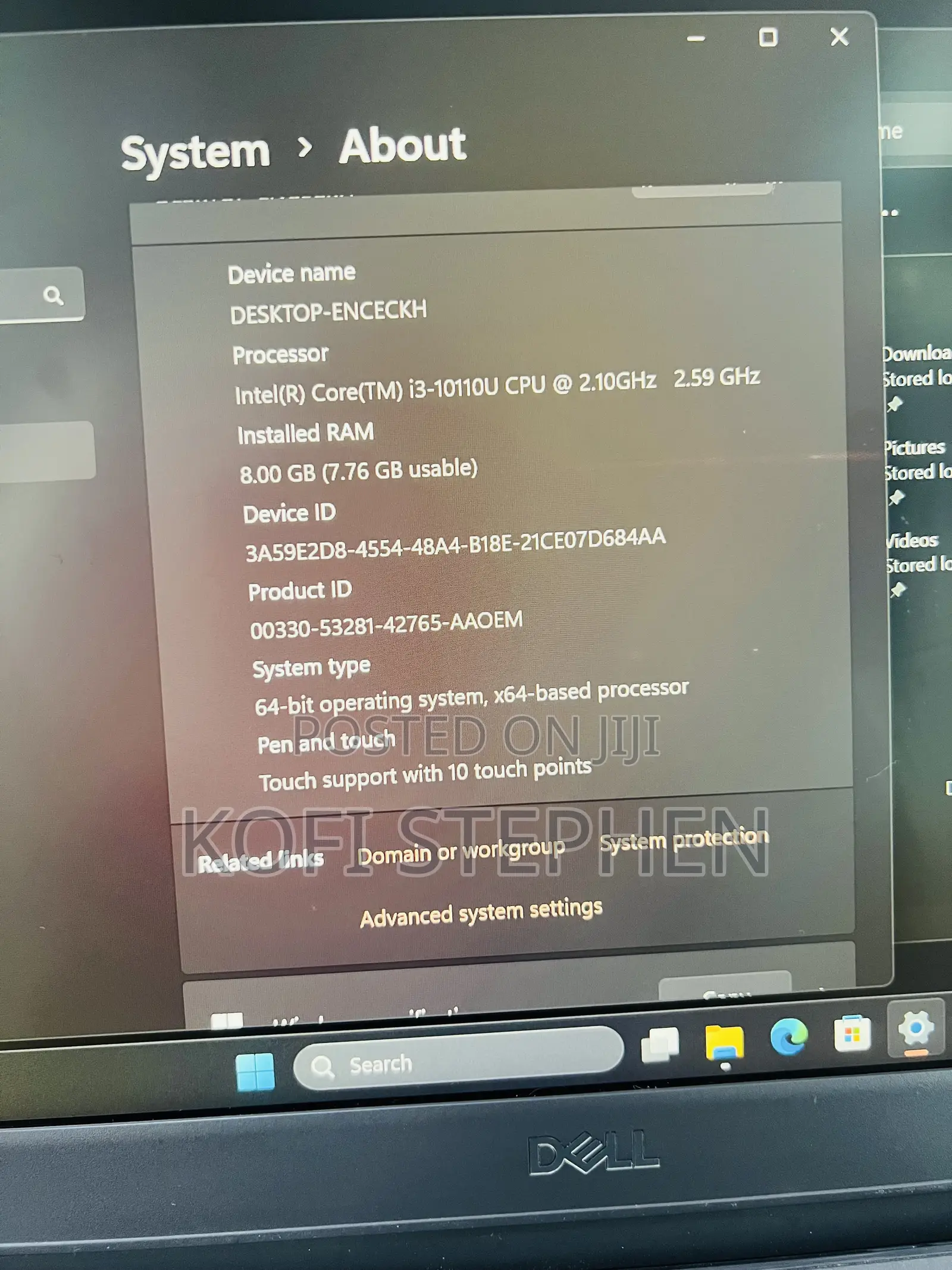 Laptop Dell Latitude 3410 8GB Intel Core i3 SSD 128GB