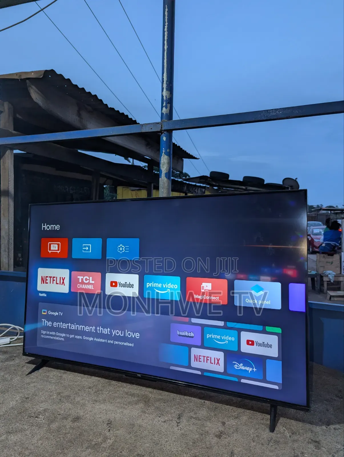 European TCL 55 Inchies Google Tv Very Powerful Graphics Display Tv
