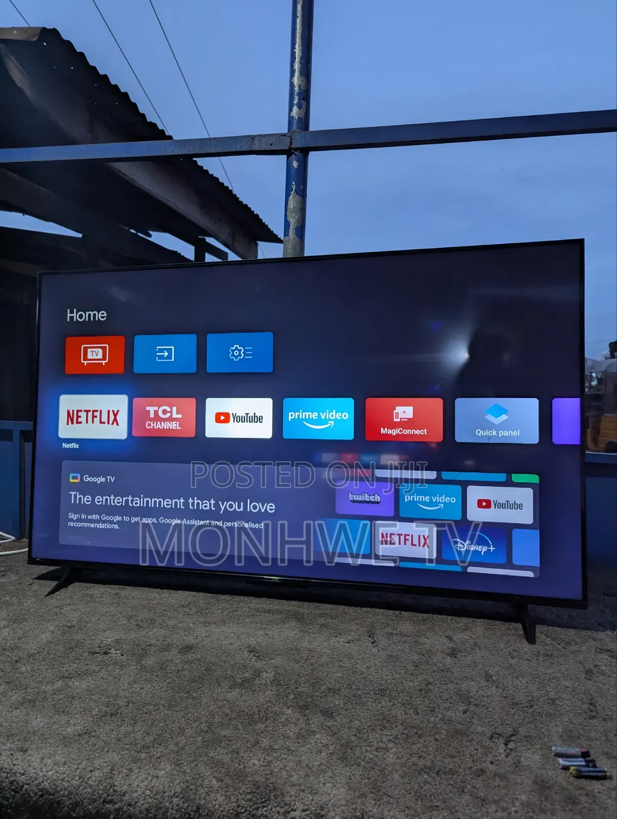 European TCL 55 Inchies Google Tv Very Powerful Graphics Display Tv