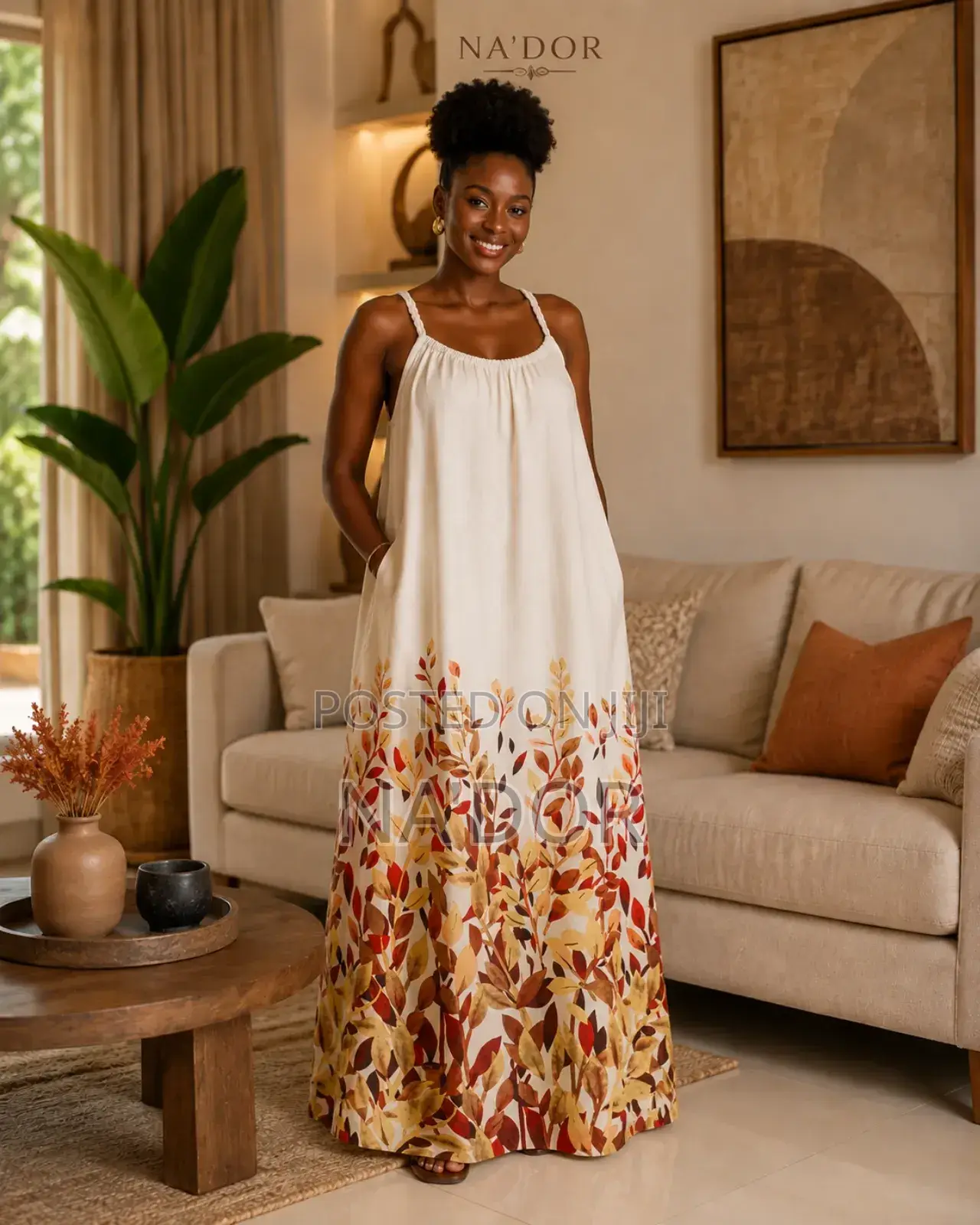 Loose Dress - Maxi With Pockets
