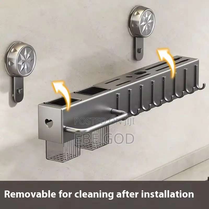 Multi Functional Holder For Kitchen Use - Silver