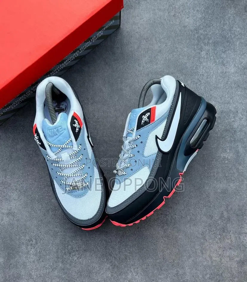 Nike Air Max Bw "Big Window" Black Grey Light Blue Red [Insert Size]