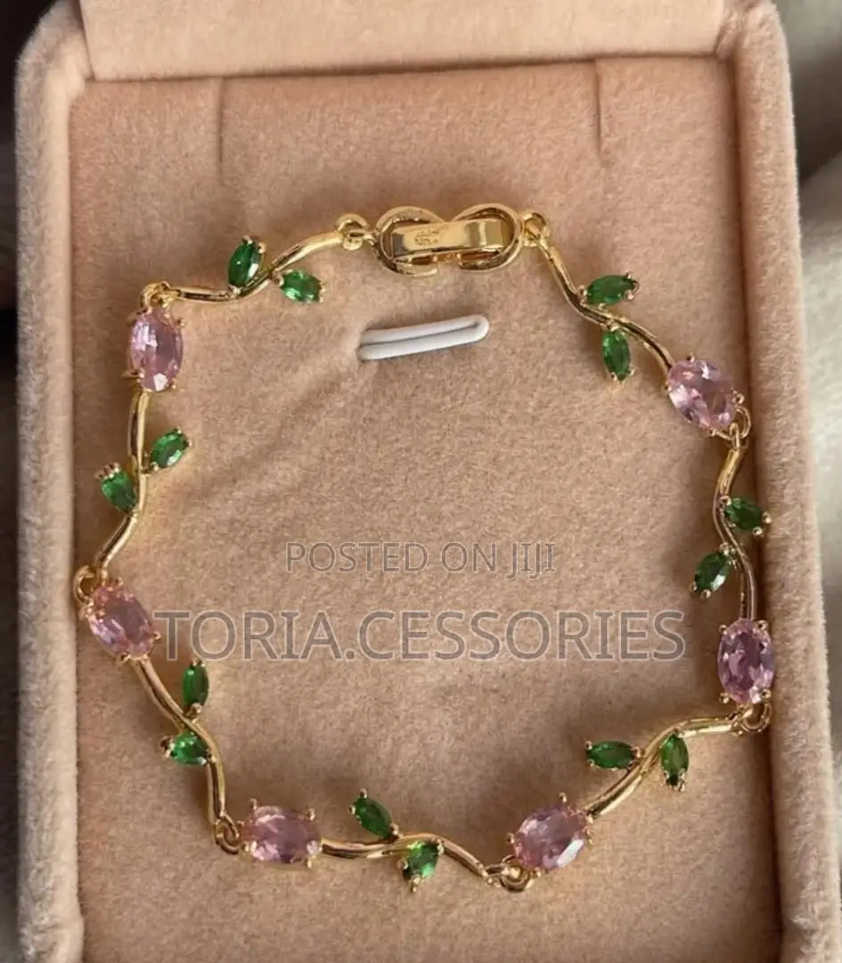 Floral Crystal Bracelet