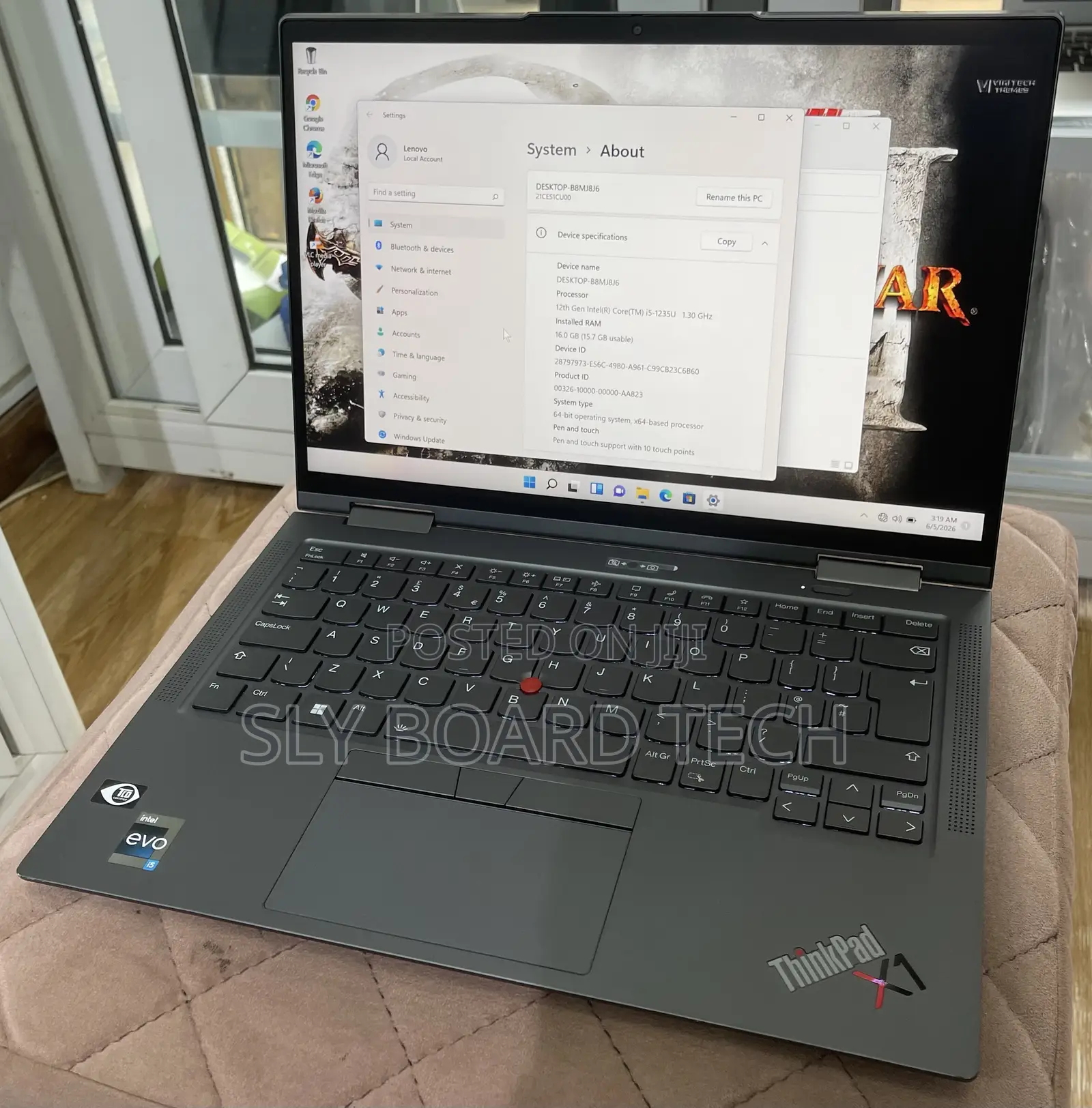 Laptop Lenovo ThinkPad X1 Yoga 16GB Intel Core i5 SSD 256GB
