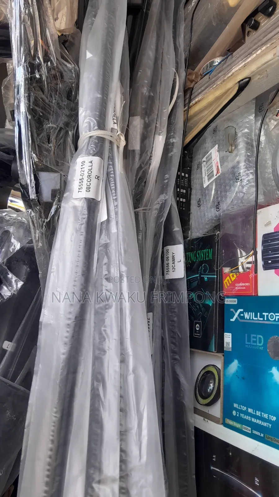 Toyota Corolla Roof Drip Moulding or Top Gutter Rubbers Available
