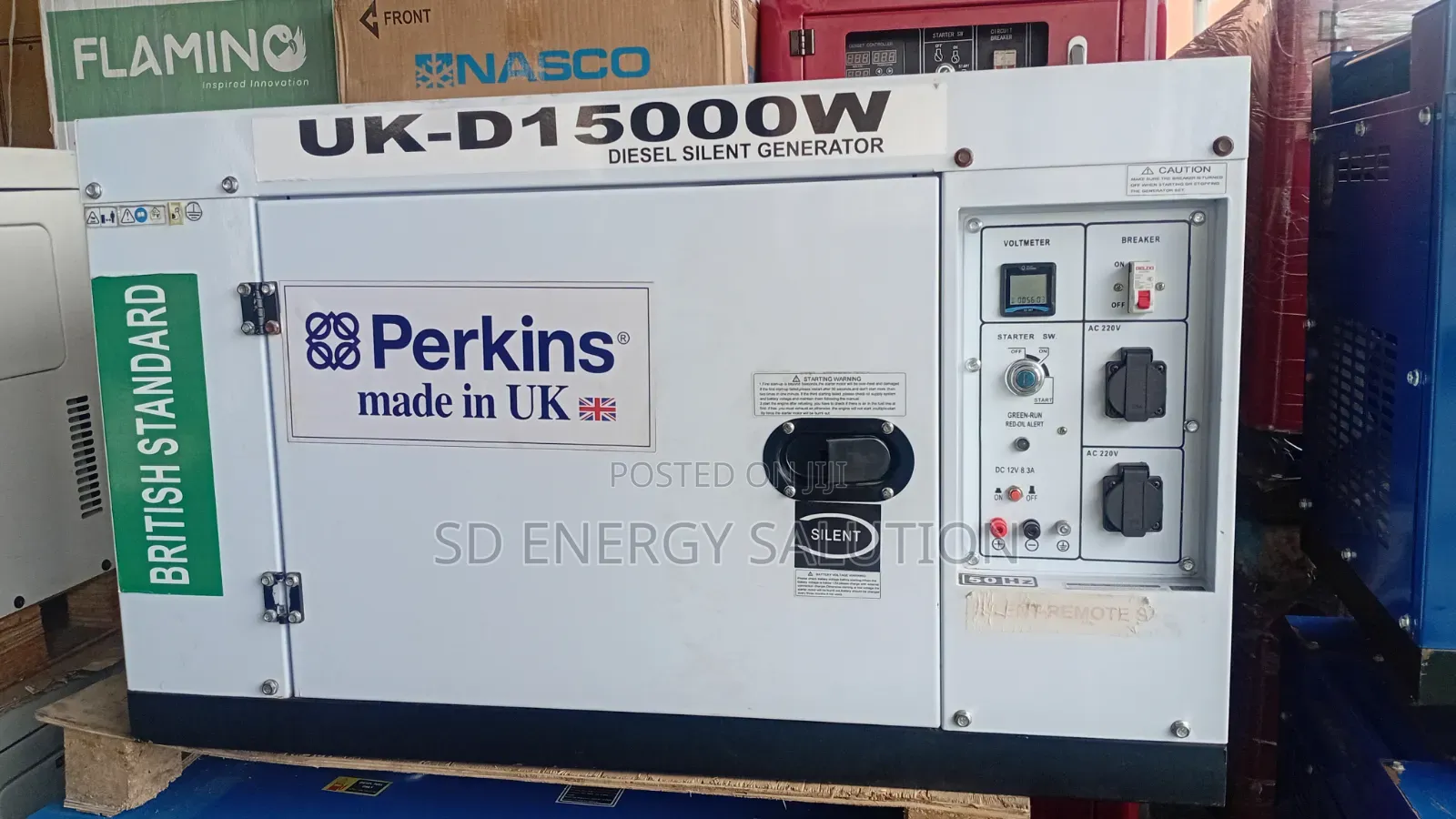 Silent Perkins 15kva Generator for Offices and Shops 15kva