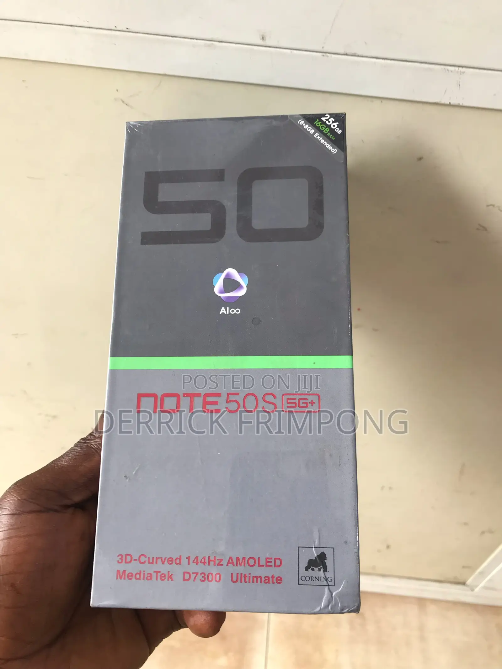 New Infinix Note 50s 256 GB Black