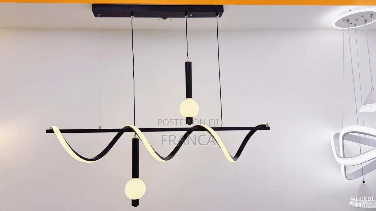 Crystal Hanging Chandelier *Adjustable Height *3 Color Changeable