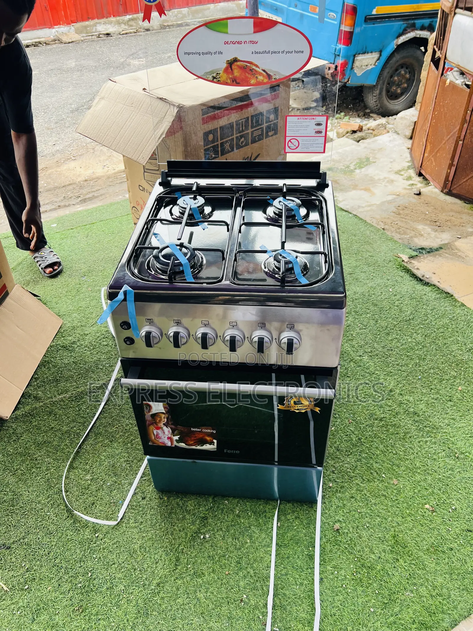 Place Your Order for Gas Cooker Oven Rotisserie 4b 50/60 Newline