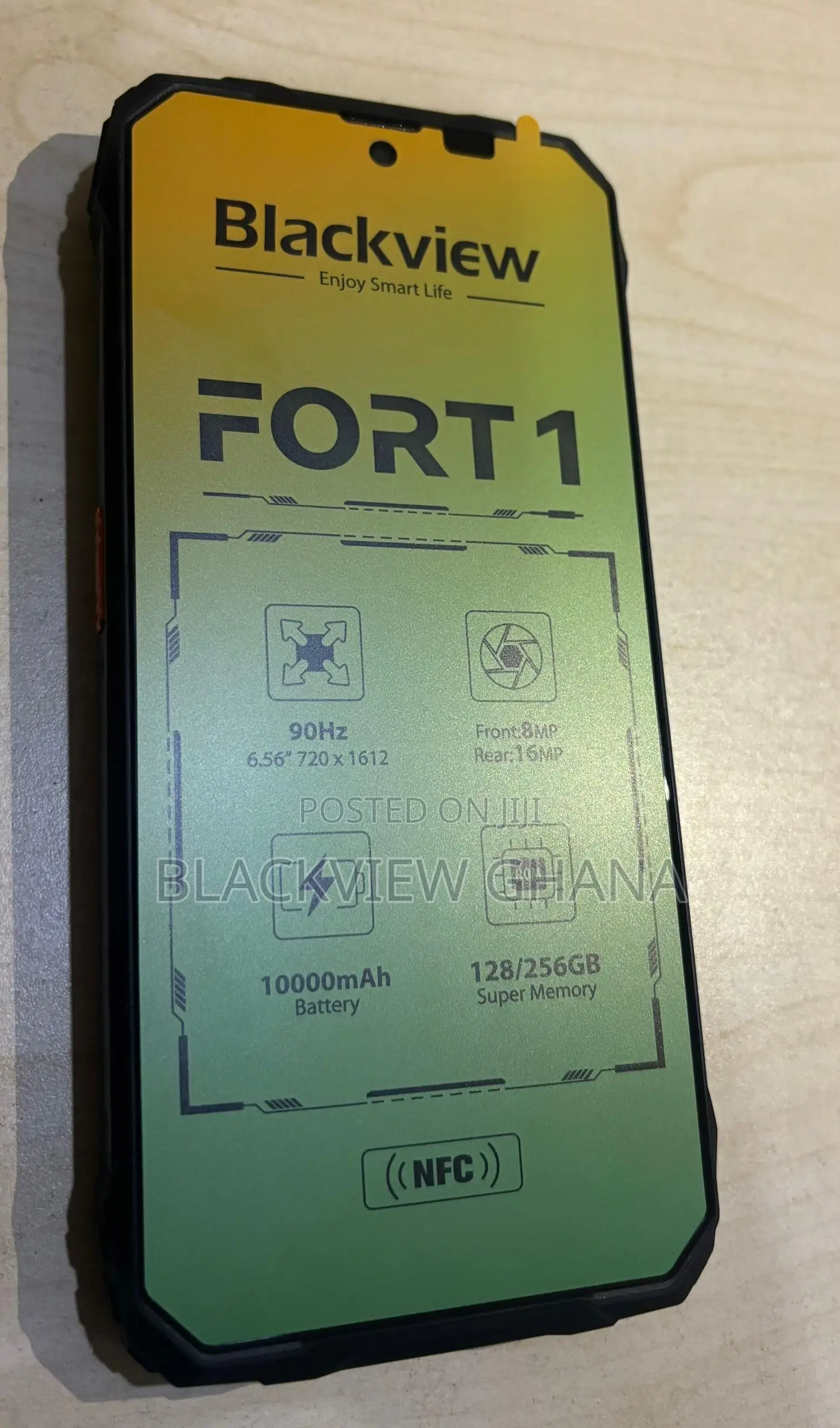 New Blackview Fort 100 128 GB Black