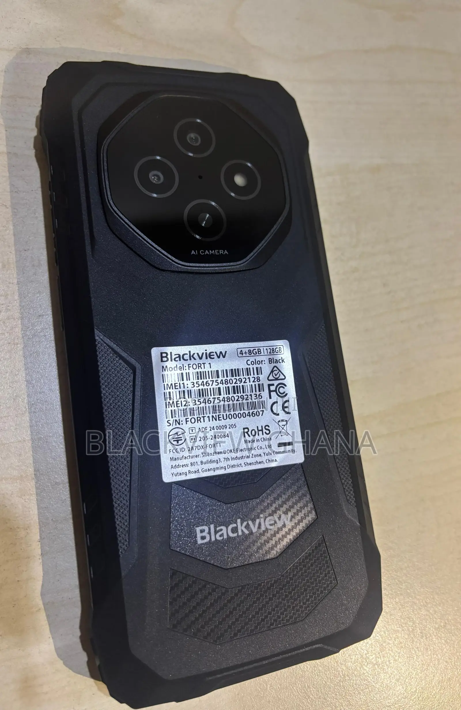 New Blackview Fort 100 128 GB Black