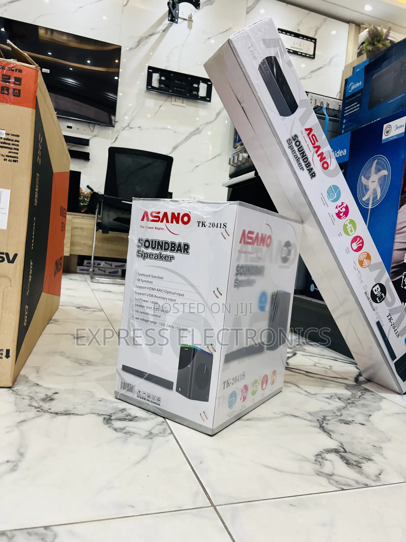 Get a New Black Asano Tk-2041 Sound System