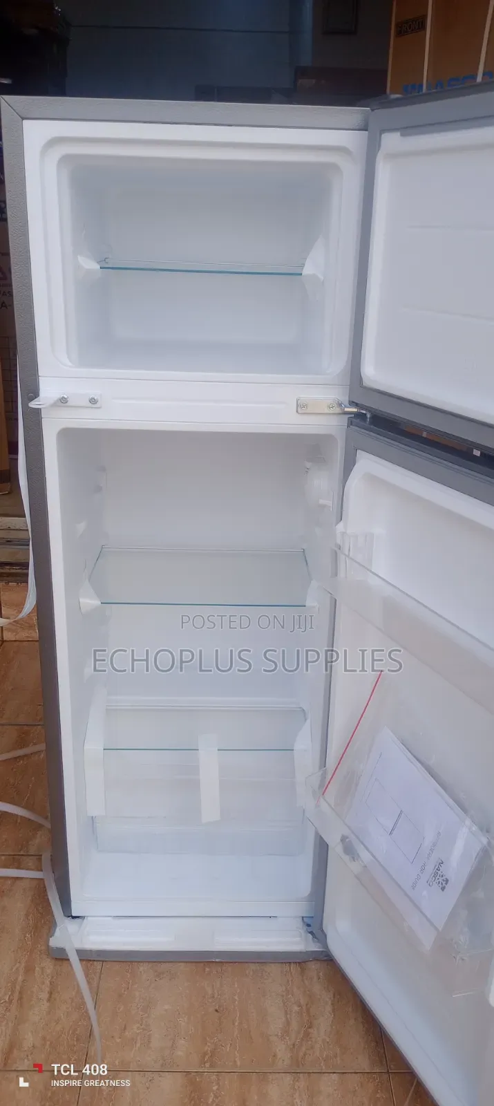 Nasco 107 Liters 2 Door Fridge/Top Freezer