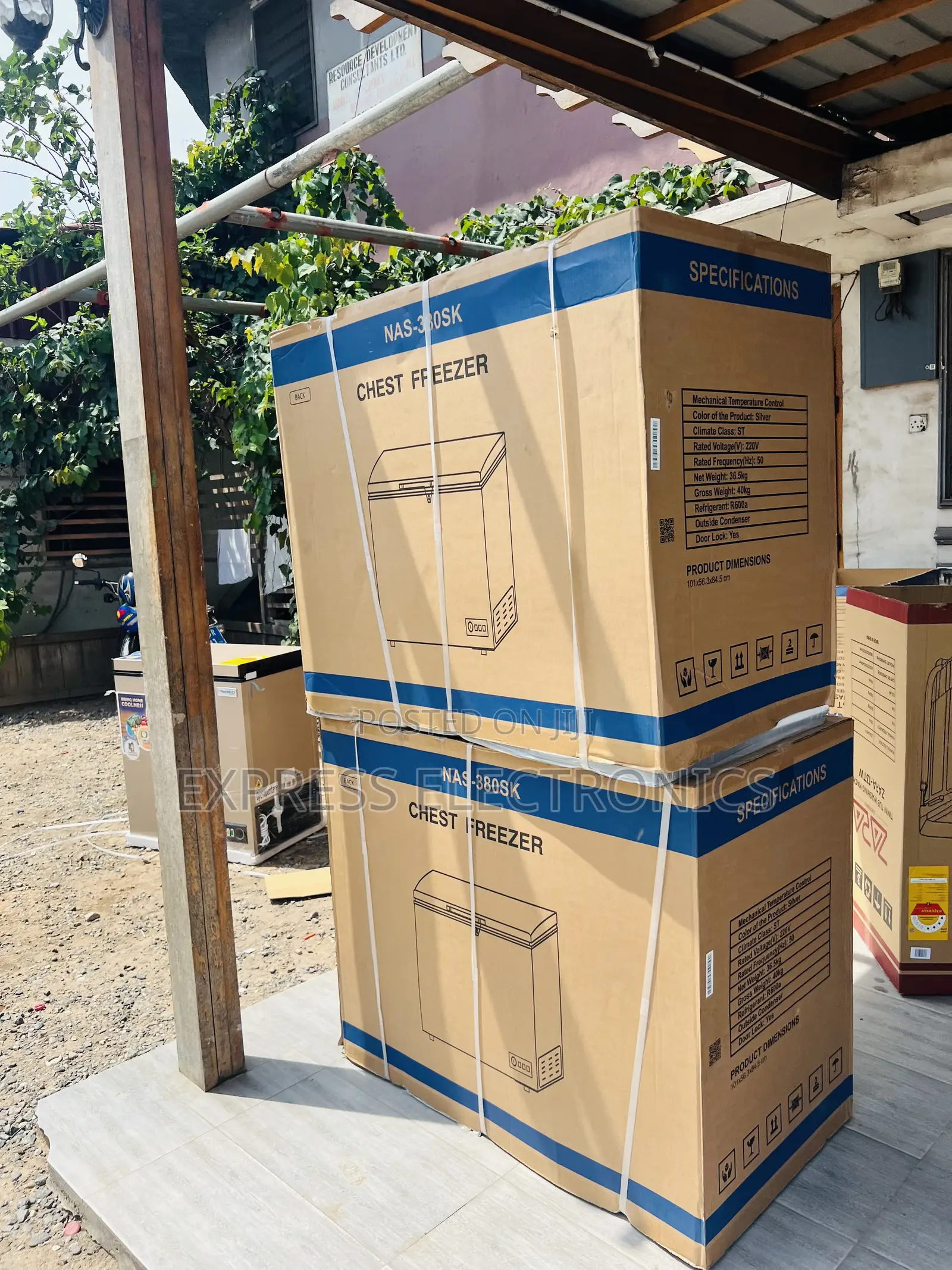 Highly Recommended Chest Freezer Single Door 244l Nasco Nas-380sk