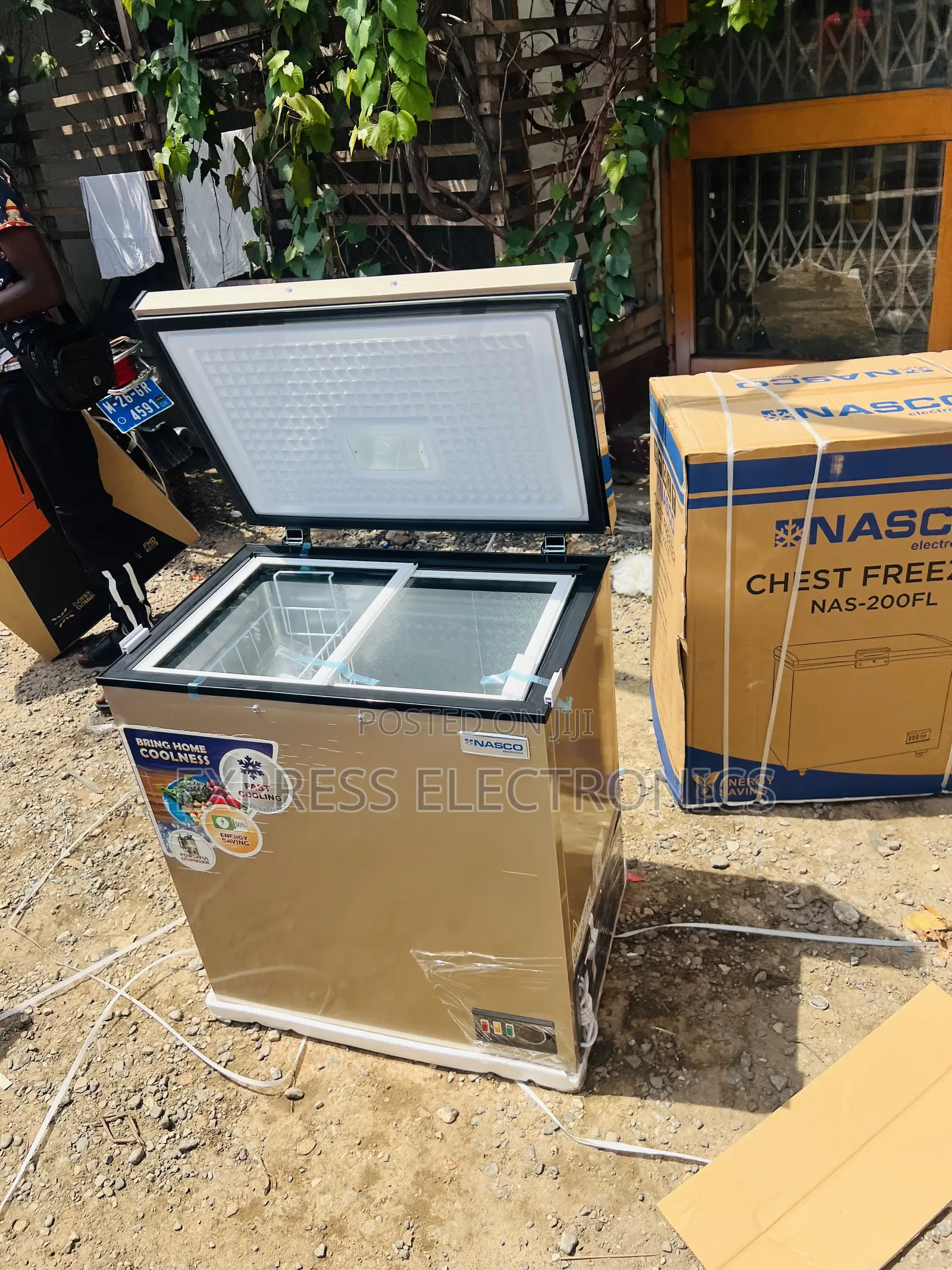 Chest Freezer Gold Single Door Nas-200fl 142l Nasco
