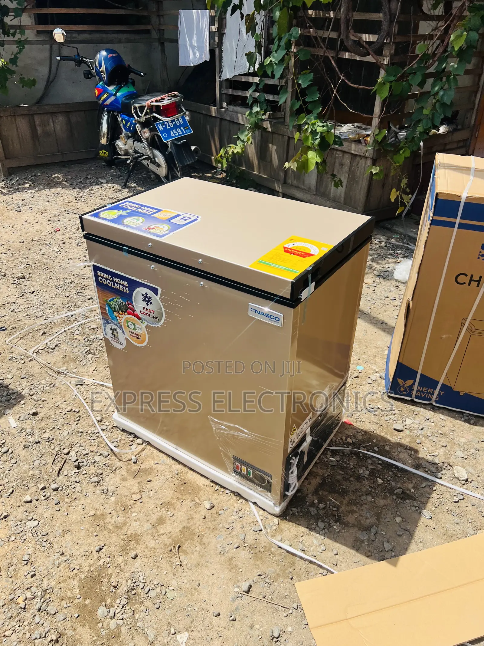 Eco Friendly Function Chest Freezer Single Door 142l Nasco Nas-200fl