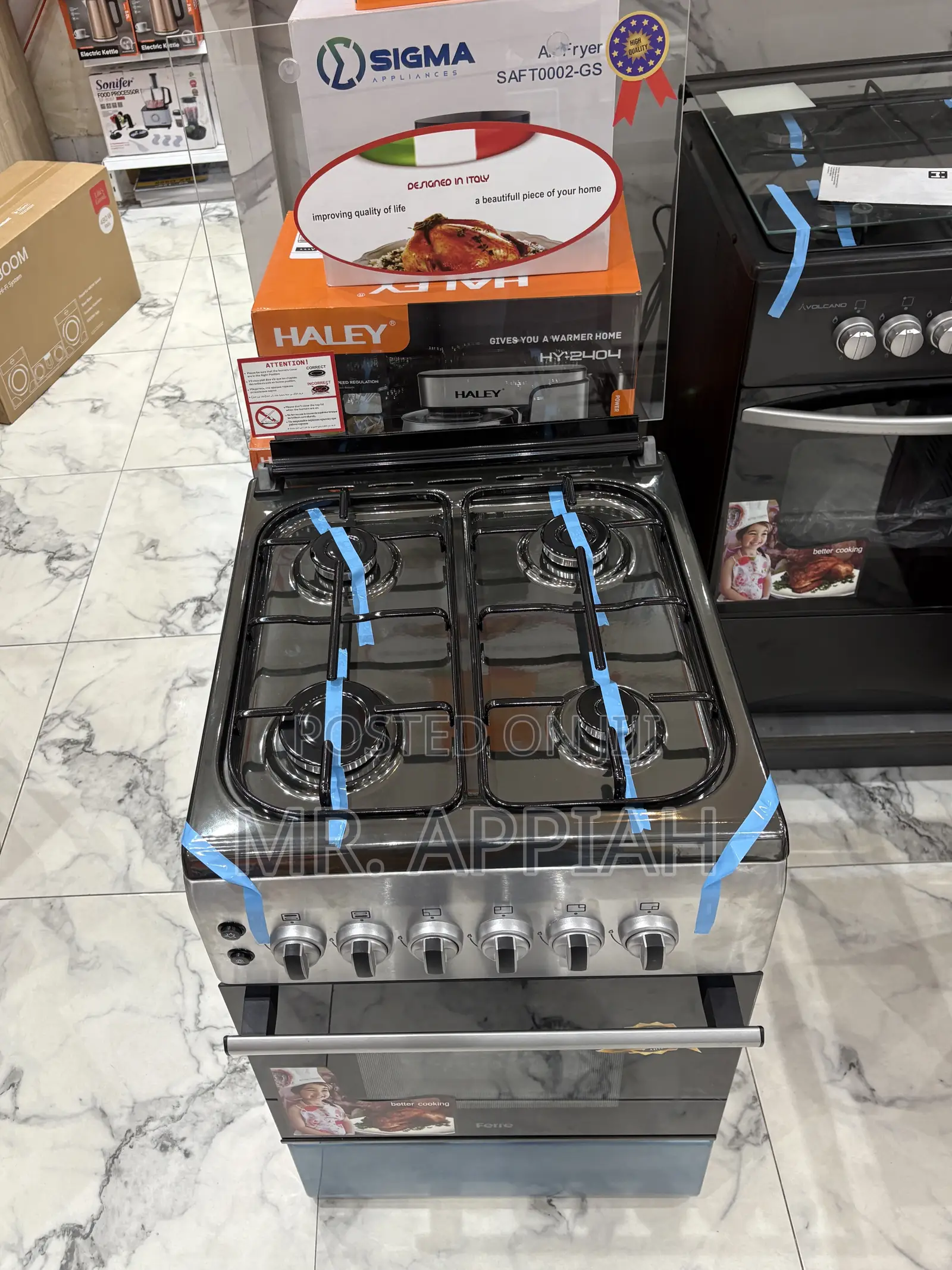Check Out Affordable Ferre 50x60 Glass Oven(4 Burner) 