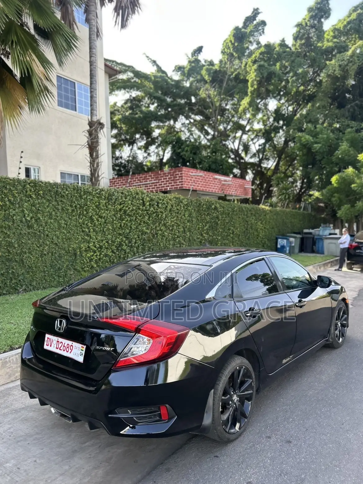 Honda Civic Sport Sedan 2020 Black